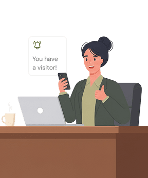 Arrival success confirmation